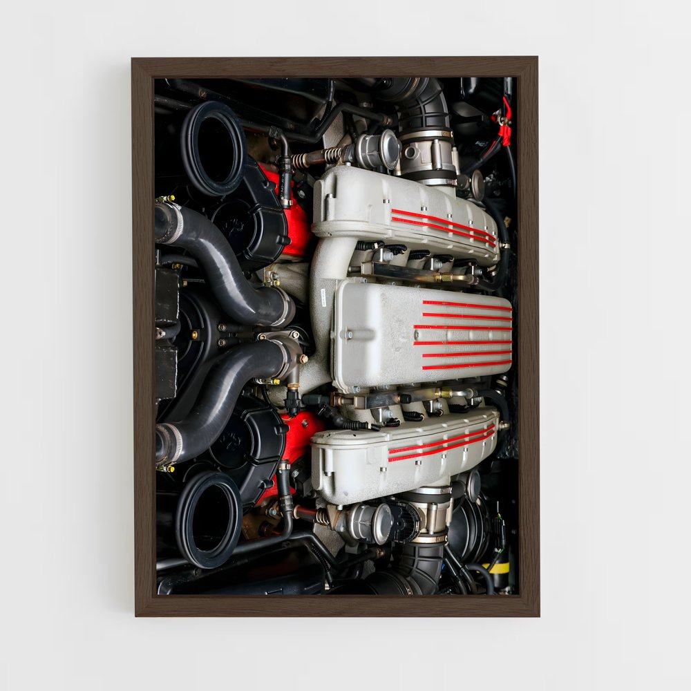 Poster Valves et Vibrations – affiche Ferrari (vue 5)
